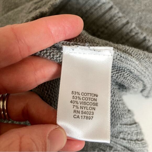 Banana Republic Factory Cardigan Sweater Gray Size XS - Picture 9 of 9